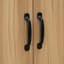 Meuble-lavabo en bois 30 po avec structure en bois massif, 2 portes à fermeture douce, 1 tiroir rabattable, tablette réglable-1991045219-1991045218