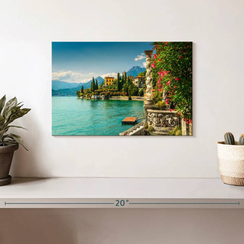 Alvord Villa Monastero In Como Lake, 8" H x 12" W