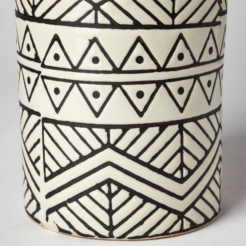 Vase de table Cricklade, H 16,5 po x l 4,8 po x P 4,8 po