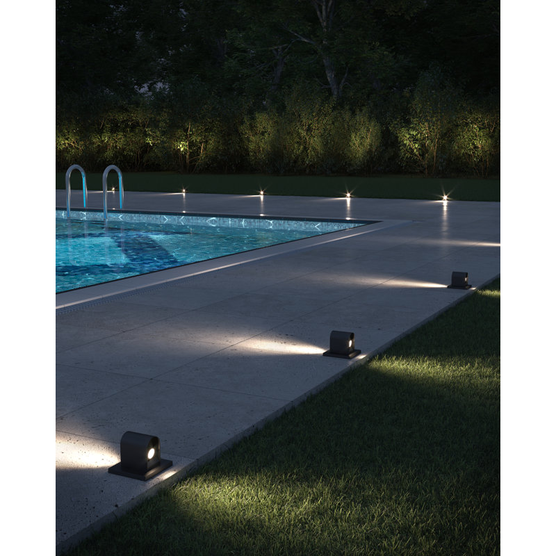 Traverse LED Bollard Light, 9.5" H x 2.5" W x 4.25" D