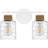 Baltic 2-Light Matte White Bath Light
