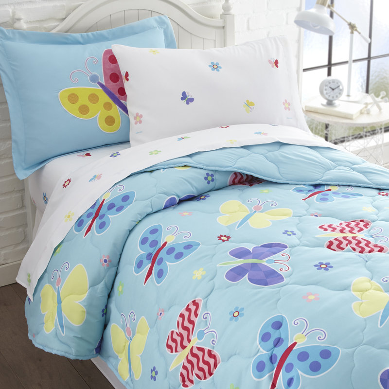 Ensemble de literie pour lit simple Wildkin, Ensemble de draps pour lit simple + drap-housse + 