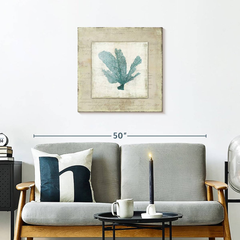 Brampt Chambray Coral Mini I, 24" H x 24" W