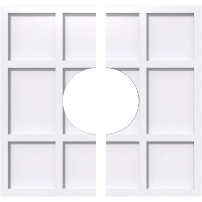 Médaillon de plafond contemporain Rubik