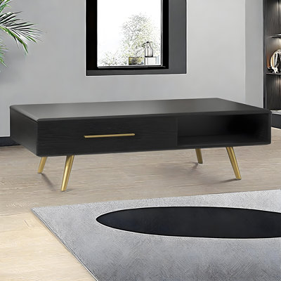 Simple modern small apartment coffee table