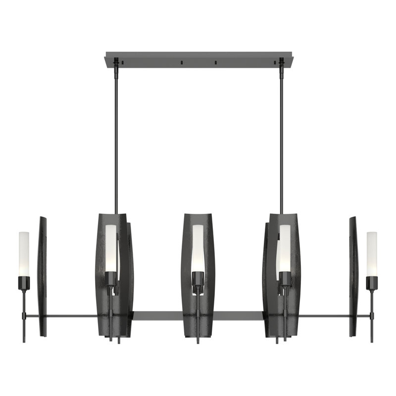 Passage 8 - Light Kitchen Island Linear Pendant, Frosted, Ink