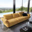 Canapé modulaire 120,08 po en polyester jaune