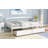 Twin-Size Pine Wood Daybed With Two Storage Drawers, Sofa Bed With Bed Platform Of 10 Support Slats-1439516526