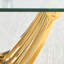 Table basse simple avec plateau en verre