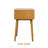  Zoe Solid Oak Wood Nightstand, Mid Century Modern Side Table Bedroom without Drawer-1929879703