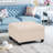 Anikait Tufted Storage Ottoman, Upholstered Ottoman-862327973
