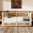Traditional Rattan Daybed With Dual Drawers For Space Optimization
