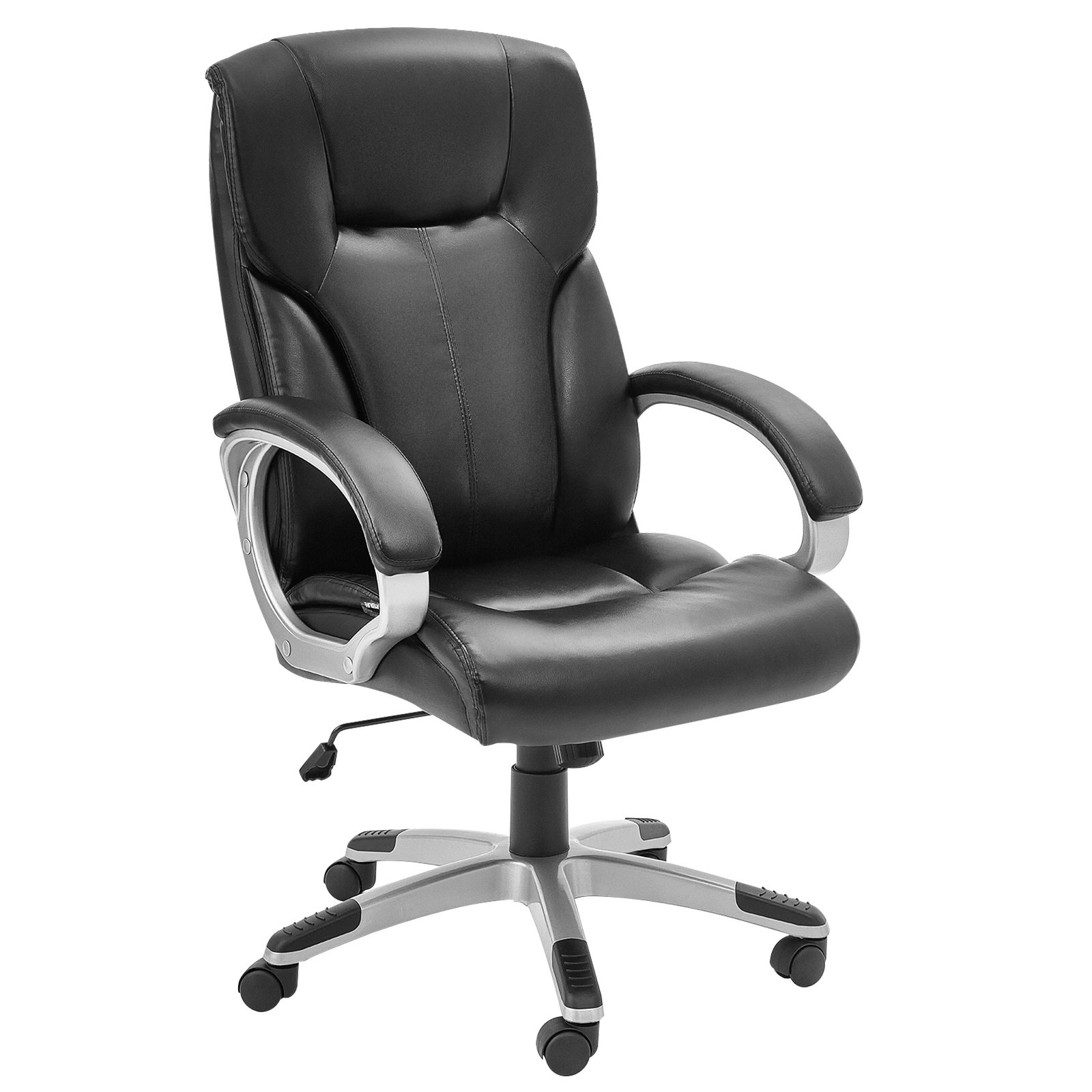 Inbox Zero Matayo Ergonomic Executive Leather Office Chair with ...