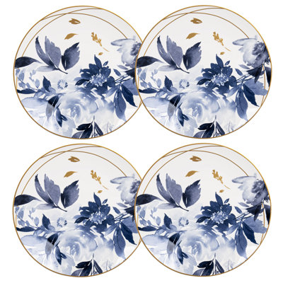 Assiettes à dessert fines en porcelaine fine 7,5 po