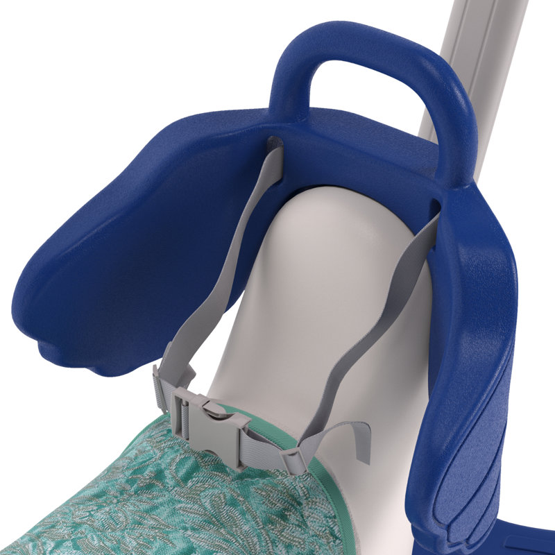 Haga Rocking Horse, Blue/White