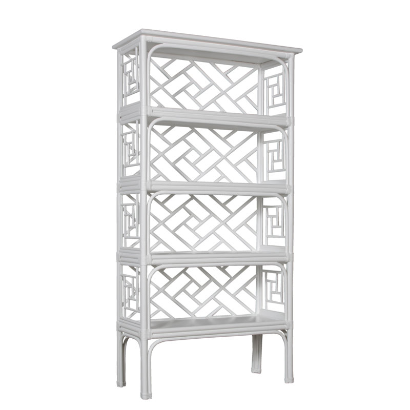 Chippendale Bookcase, Bright White