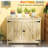 Wooden Outdoor Storage Cabinet,Garden Storage Shed,Garden Shed Potting Shed With Shelf And Double Doors-124923941