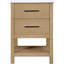 Meuble-lavabo en pierre naturelle et en bois massif 24 po Oakwell-798943802-798943807
