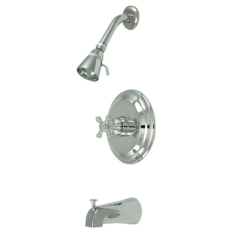 Robinet de baignoire et douche Metropolitan, Chrome poli