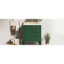 Meuble de salle de bain de 76 cm avec trois tiroirs, portes à fermeture amortie, lavabo en céramique, poignées dorées, rangement compact, espace de bain optimisé