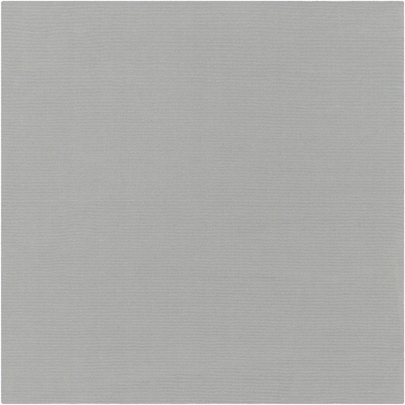 Crowe Gray Hand-Loomed Wool Rug, Square 9'9"