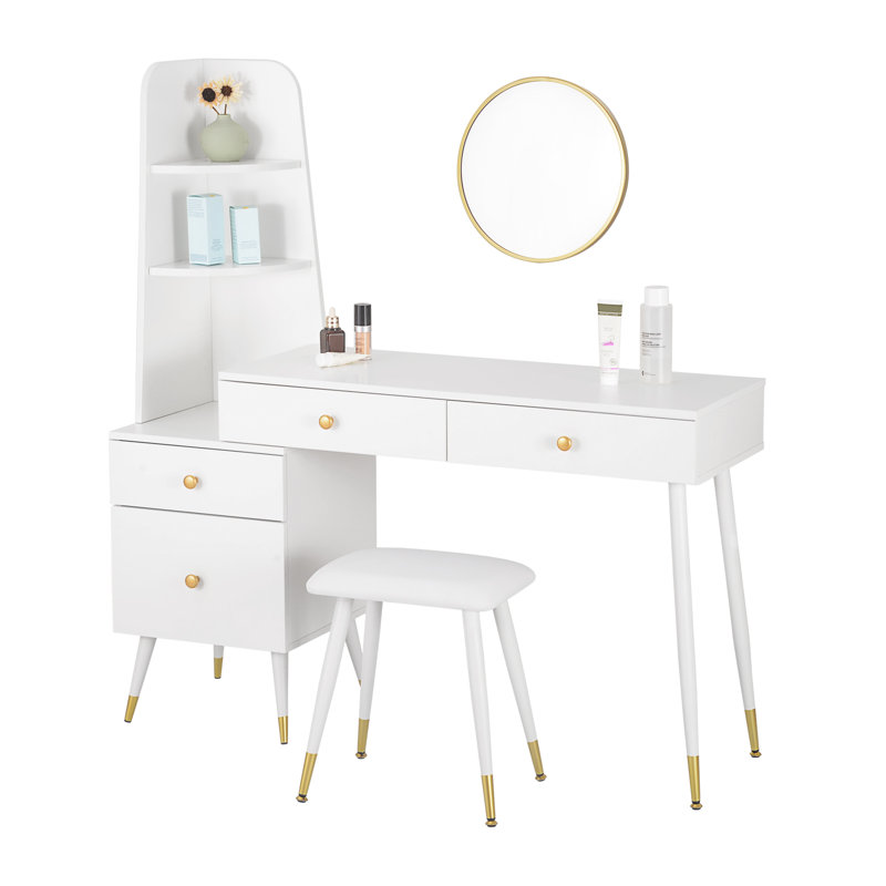 Baye Dressing Table with Mirror