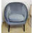 Velvet Barrel Chair-1877136095
