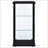 Black Glass 3-Shelf Curio Cabinet