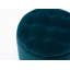 Repose-pieds rond en tissu avec rangement Denver (bleu)-62425820