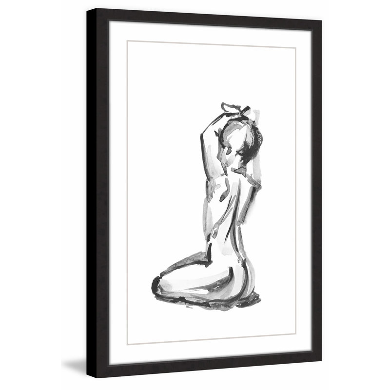 Stretch par Marmont Hill - peinture encadrée, H 12 po x l 8 po x P 1,5 po