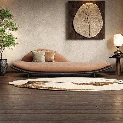 Méridiennes d'intérieur en bois massif Retro Living Room