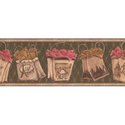 Bordure de papier peint L 15 pi x l 9 po World Places
