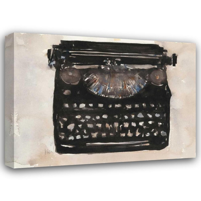 «17 Stories Dixon, Samuel», art sur toile tendue: Typing I 119414GG, H 36 po x l 47 po