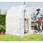 56.4" W x 46.8" D Lean-To Greenhouse