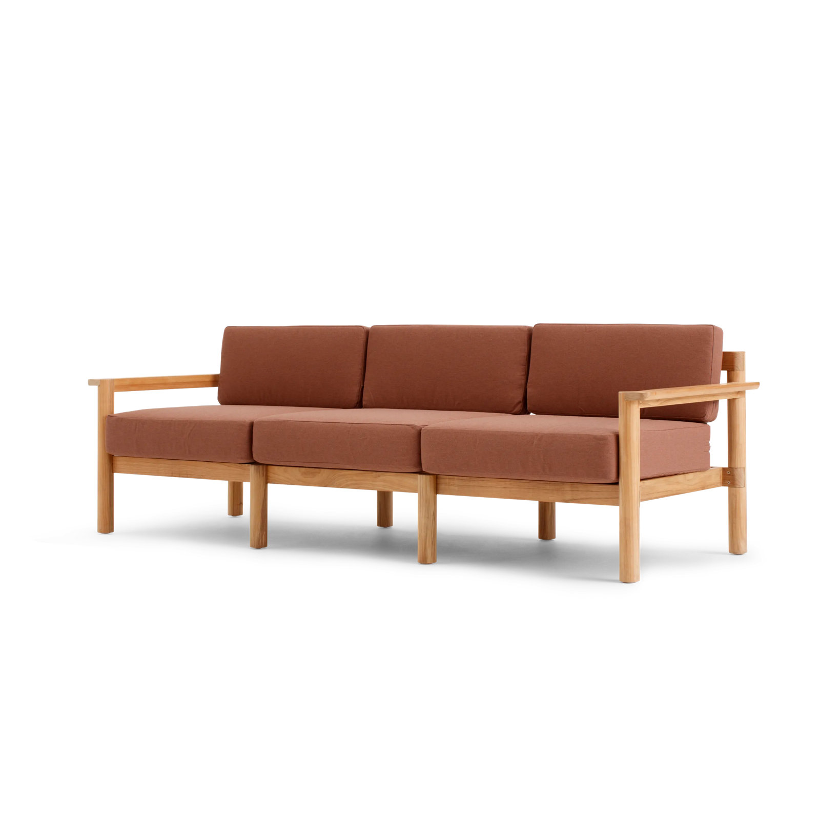 Haven 90" Sunbrella® Patio Sofa, Sunbrella Rust