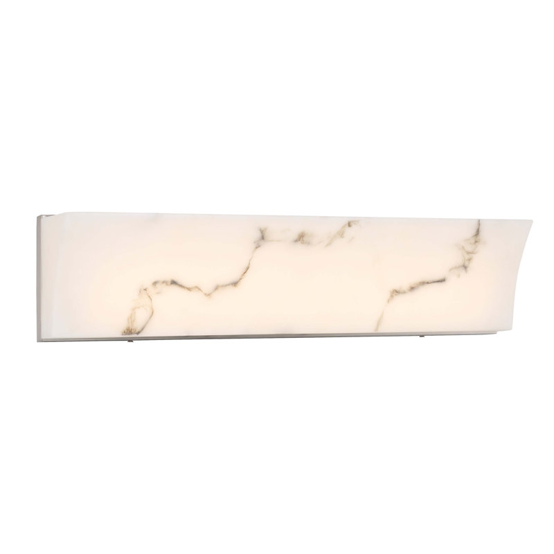 Ivy Bronx Eroles Brushed Nickel With White Led Led Bath