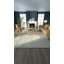 Chevron Handmade Tufted Wool Beige Area Rug-719847827