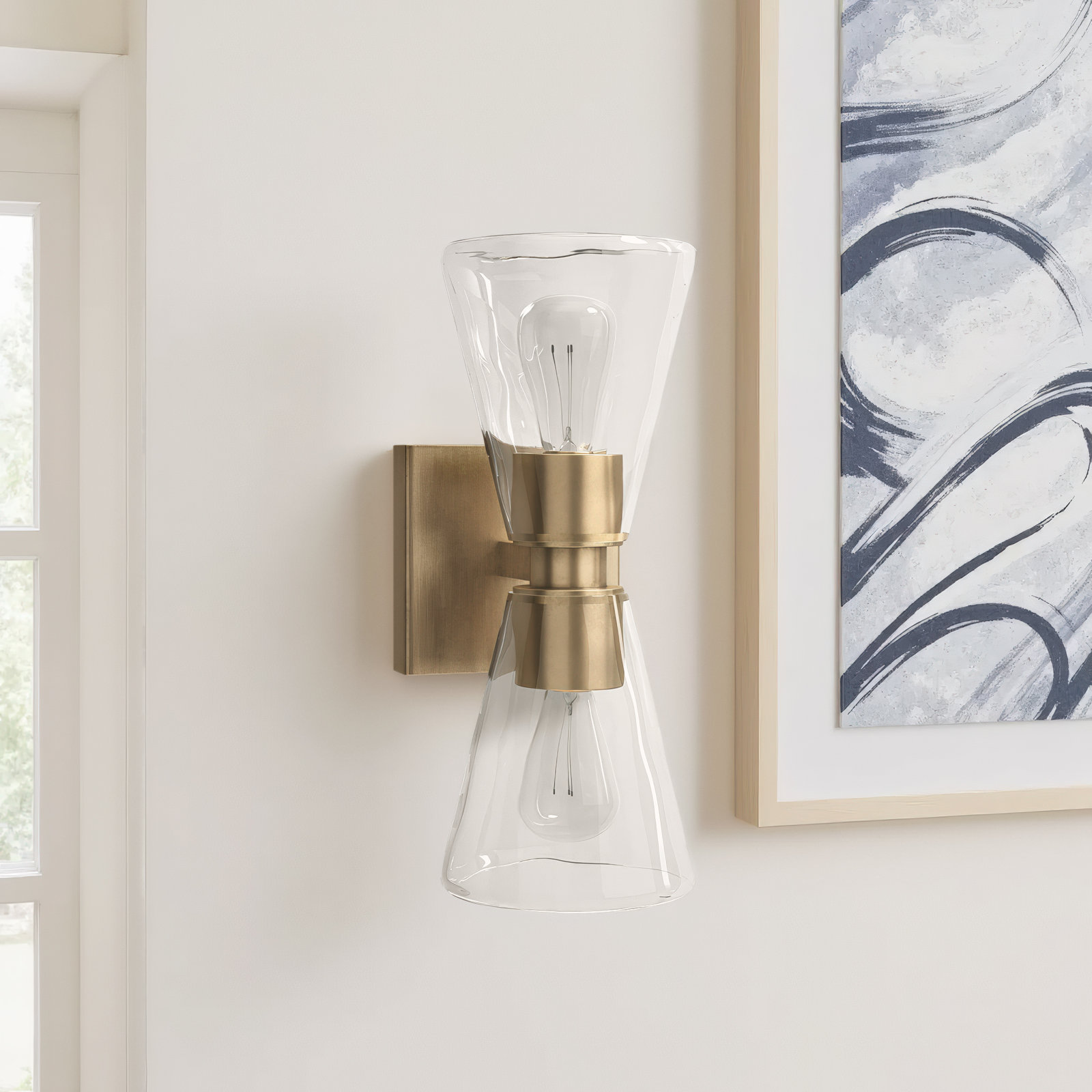 2-Light Armed Sconce