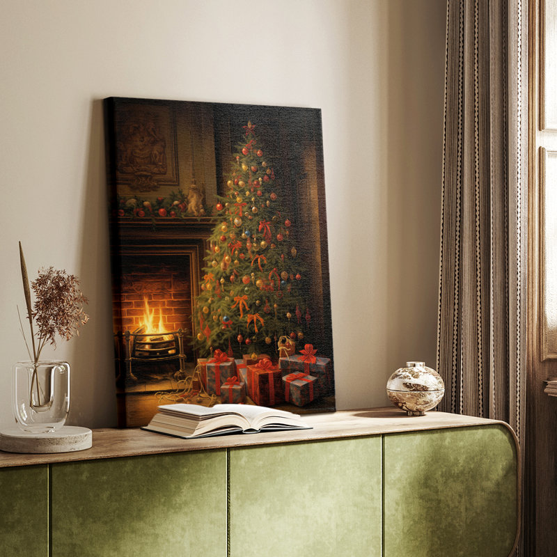 DCLV - Fêtes de Noël, art sur mesure, galerie Cavas, H 27 po x l 18 po
