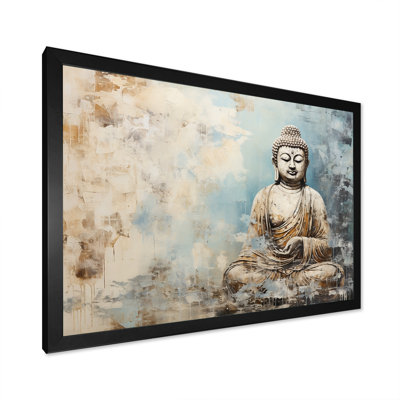 Simple Buddhism Statue - Buddhism Wall Art