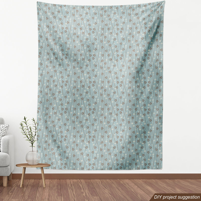 Tissu de jardin Blossoming Branches Wildflowers, l 58 po x L 72 po