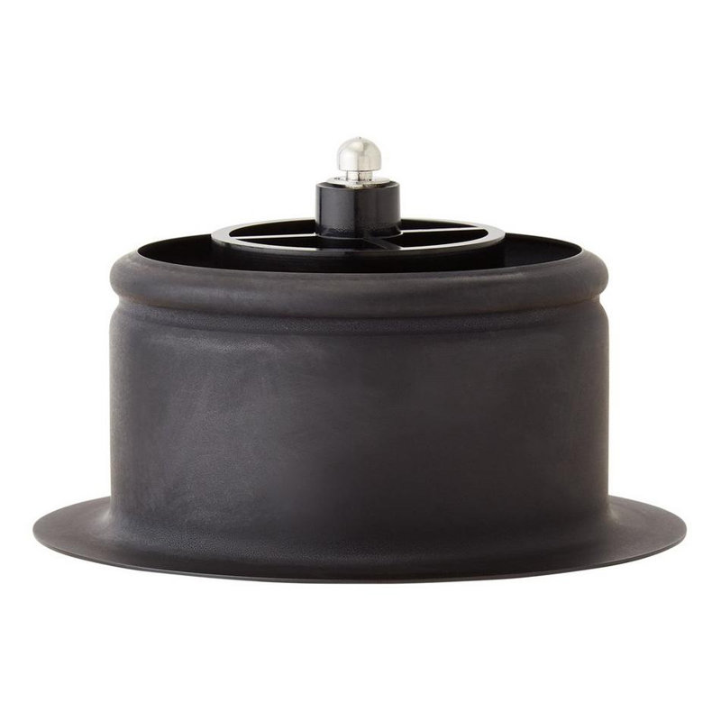 4-1/2" Garbage Disposal Flange with Stopper, Matte Black