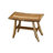 Satori by EcoDecors, Teak Shower Bench, Teak Shower Stool, Teak Stool for Inside Shower, Small Shower Stool, Teak Foot Rest, Teak Shower Bench For Inside Shower, in Earthy Teak-19007446