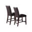 Sièges de comptoir, de 2, structure en bois de bouleau, similicuir, convient aux chaises de salle à manger (paire), avec base, revêtement en cuir, capacité de poids de 250 lb, nécessaire