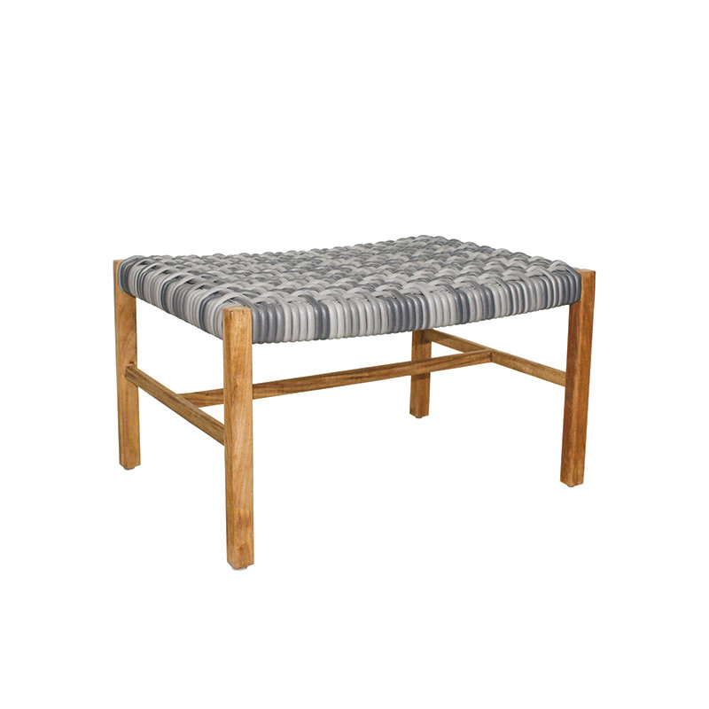 Catherine Outdoor Teak Ottoman