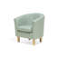 Kanisha Upholstered Barrel Chair with Footstool-36245443