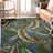 Braggs Washable Floral Indoor / Outdoor Rug-643576833