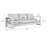 Hoyt 92.52” Outdoor Aluminum 3-Seater Sofa-786084020