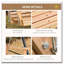 Balancelle d'extérieur 3 places en bois