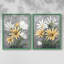 «Summer Daisies I», reproduction encadrée de qualité supérieure - prête à être accrochée - aucun clou requis - aucun clou requis-223019116-223019105